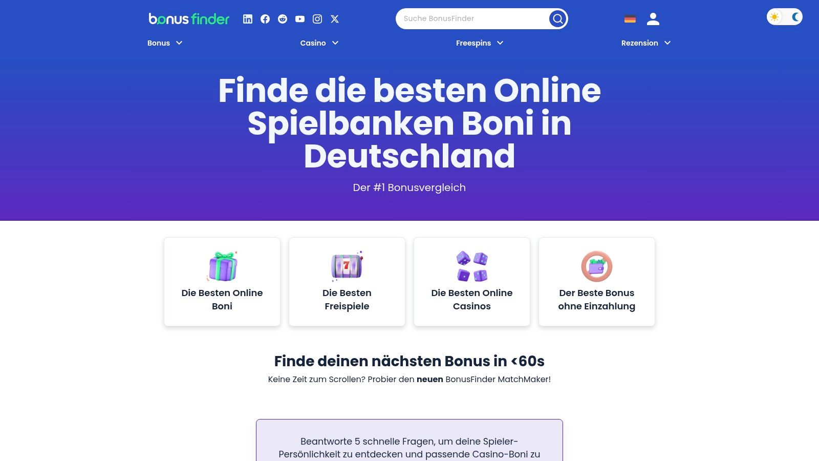BonusFinder Deutschland