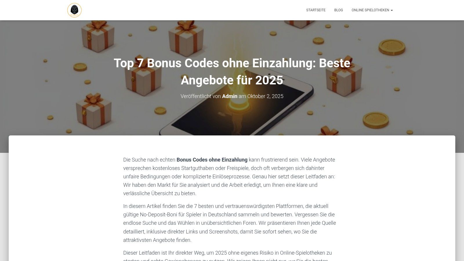 Top 7 Bonus Codes ohne Einzahlung: Beste Angebote für 2025