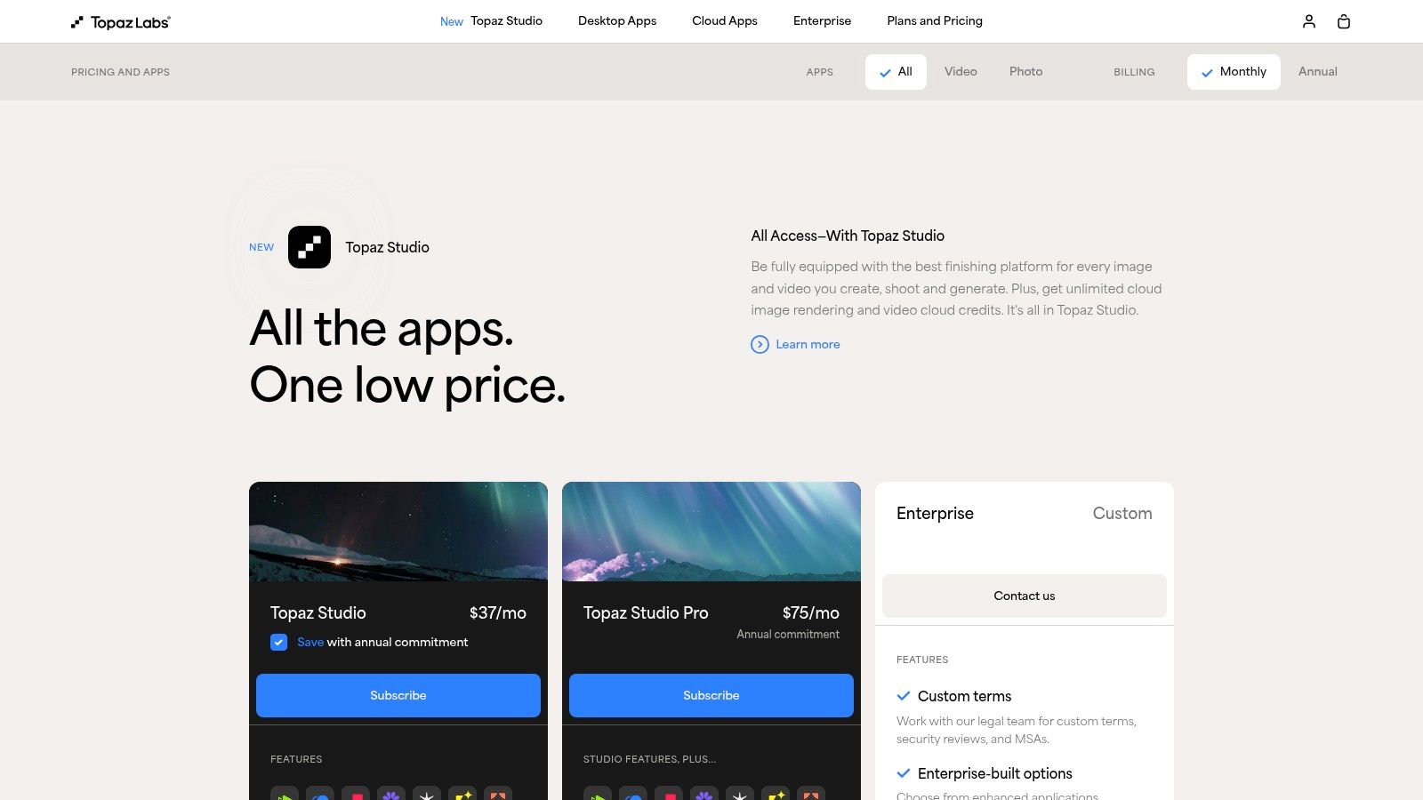 Topaz Labs (Topaz Photo, Gigapixel, etc.)