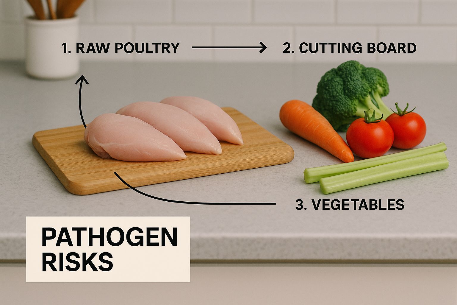 Infographic about how to prevent foodborne illness