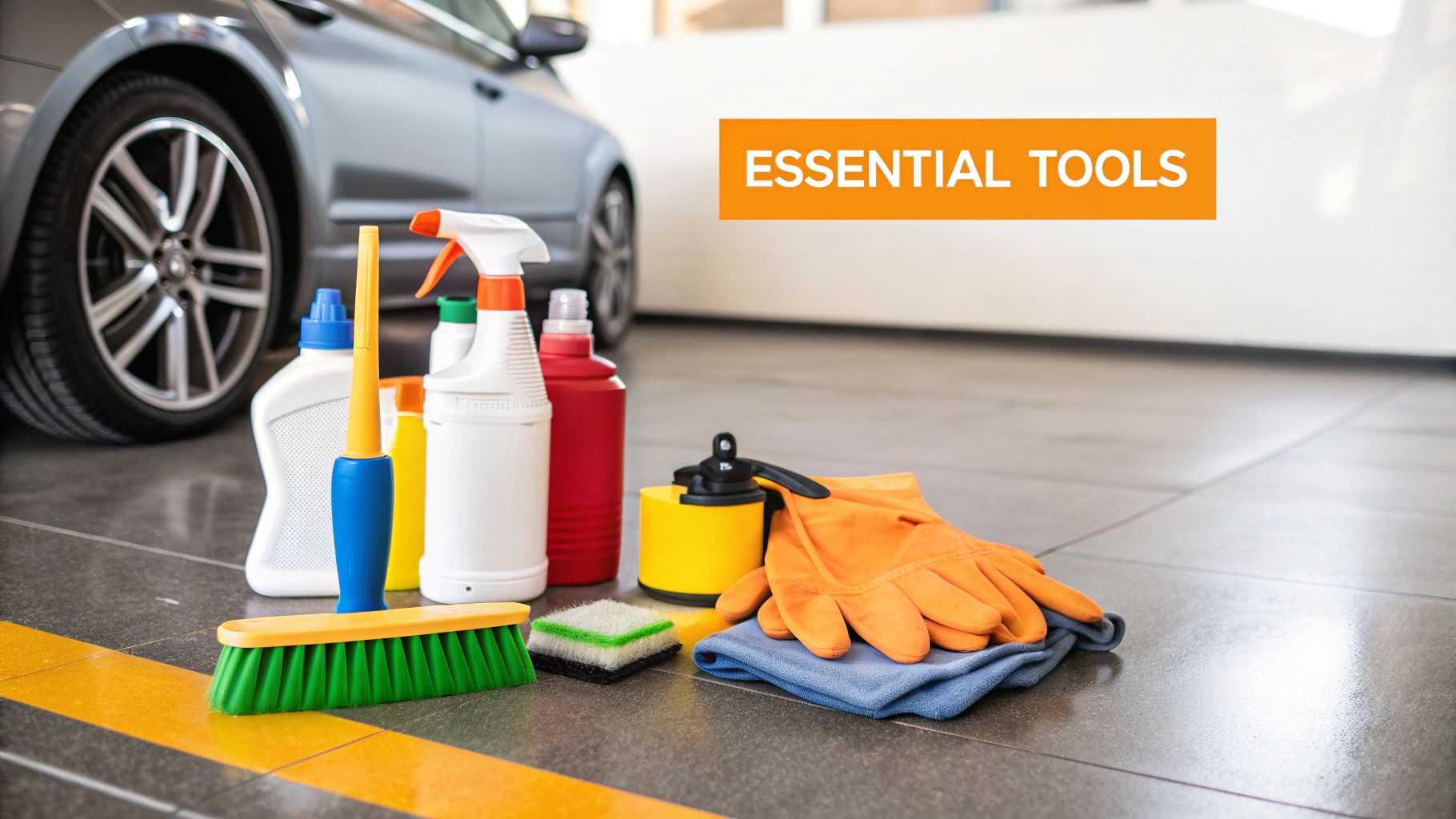 Tools for cleaning car rims