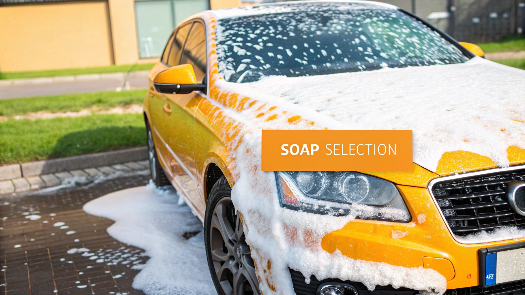 Drying a car