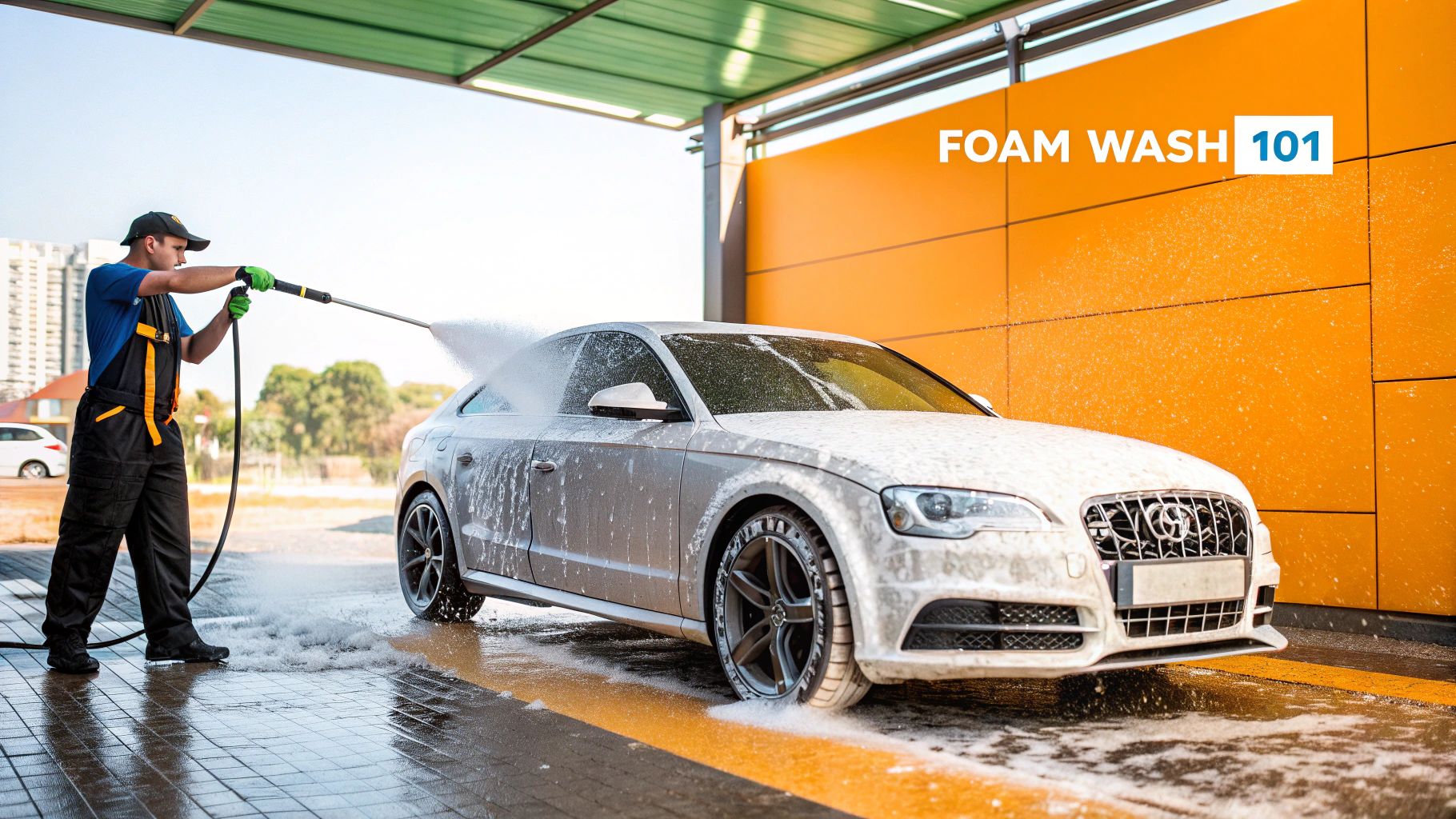 Foaming Car Wash
