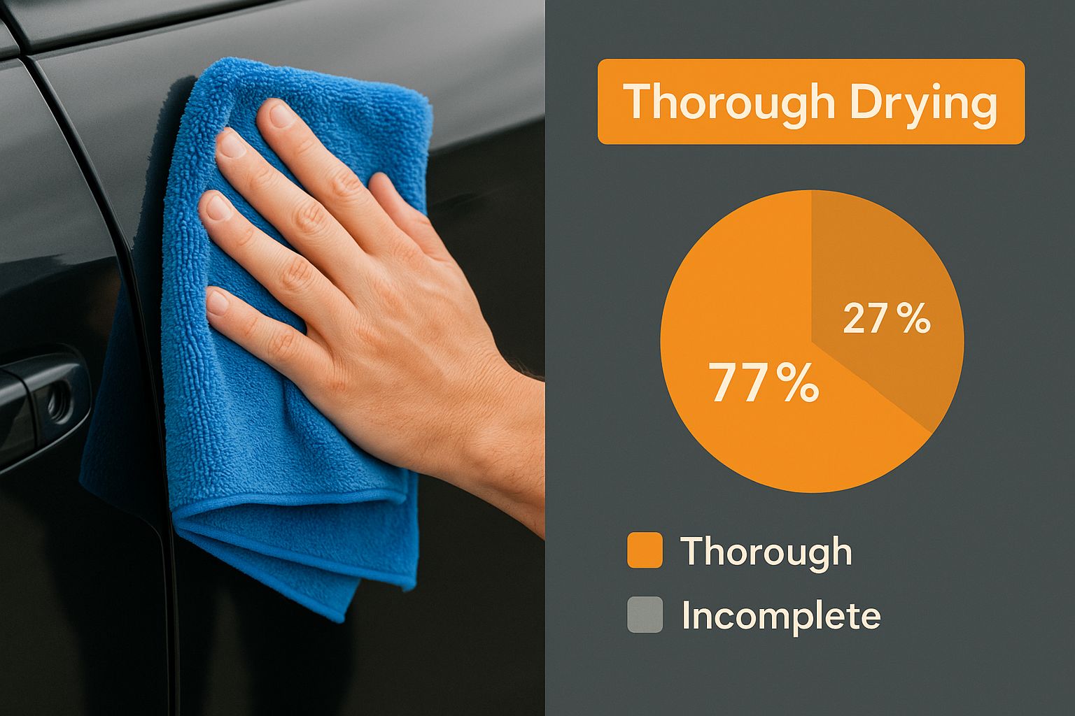 Infographic about how to wash car in winter