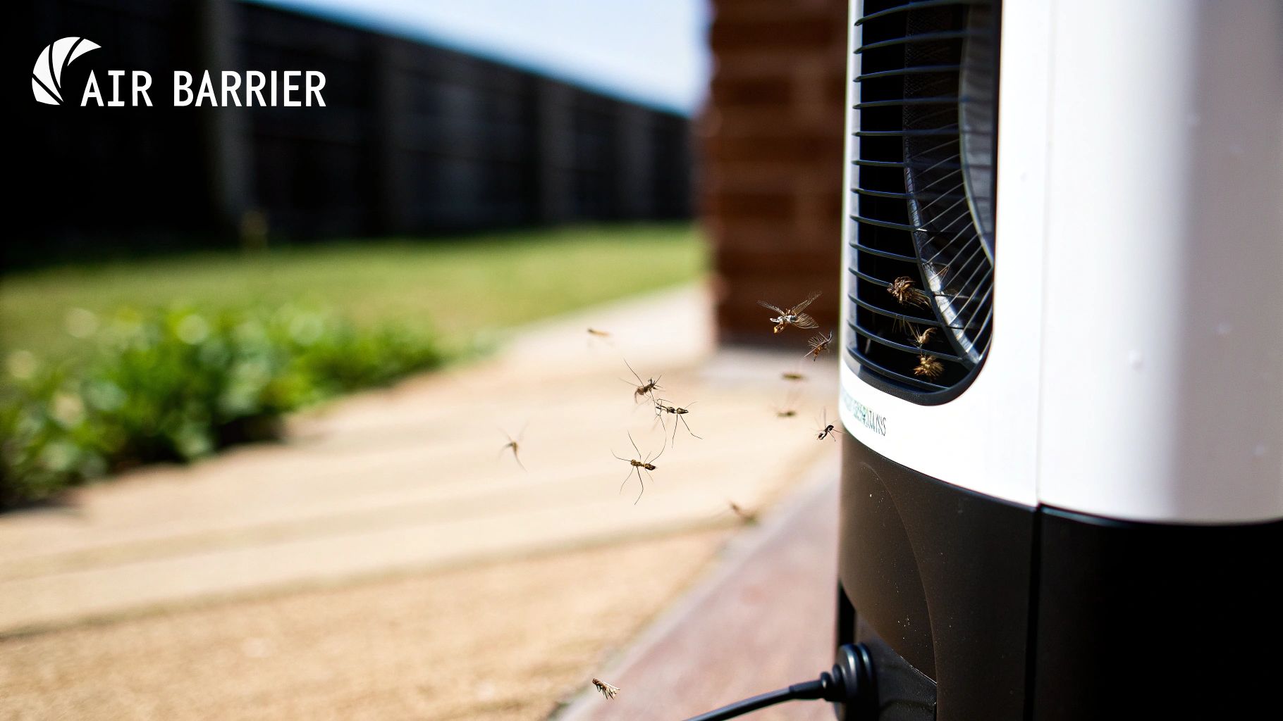 Airflow protecting outdoor dining