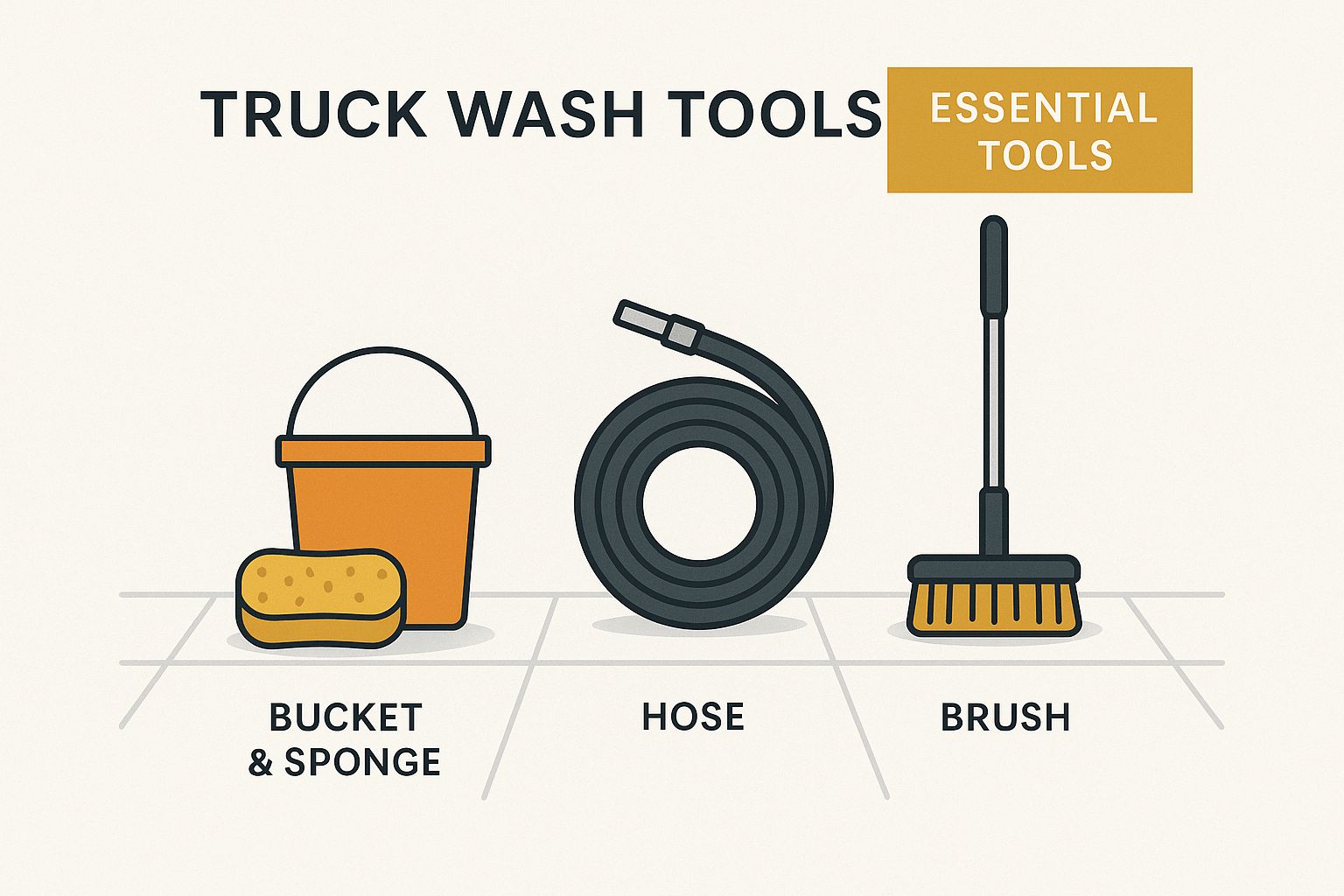 Infographic about diy truck wash