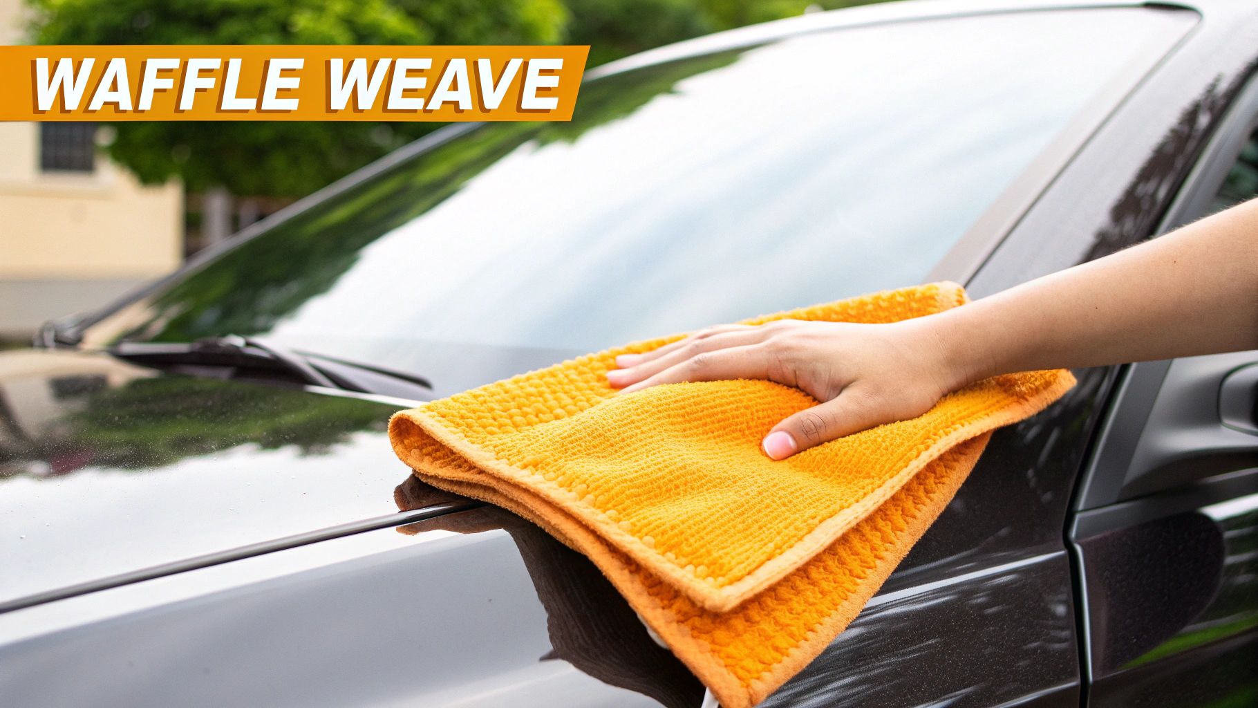 Waffle Weave Microfiber Technique