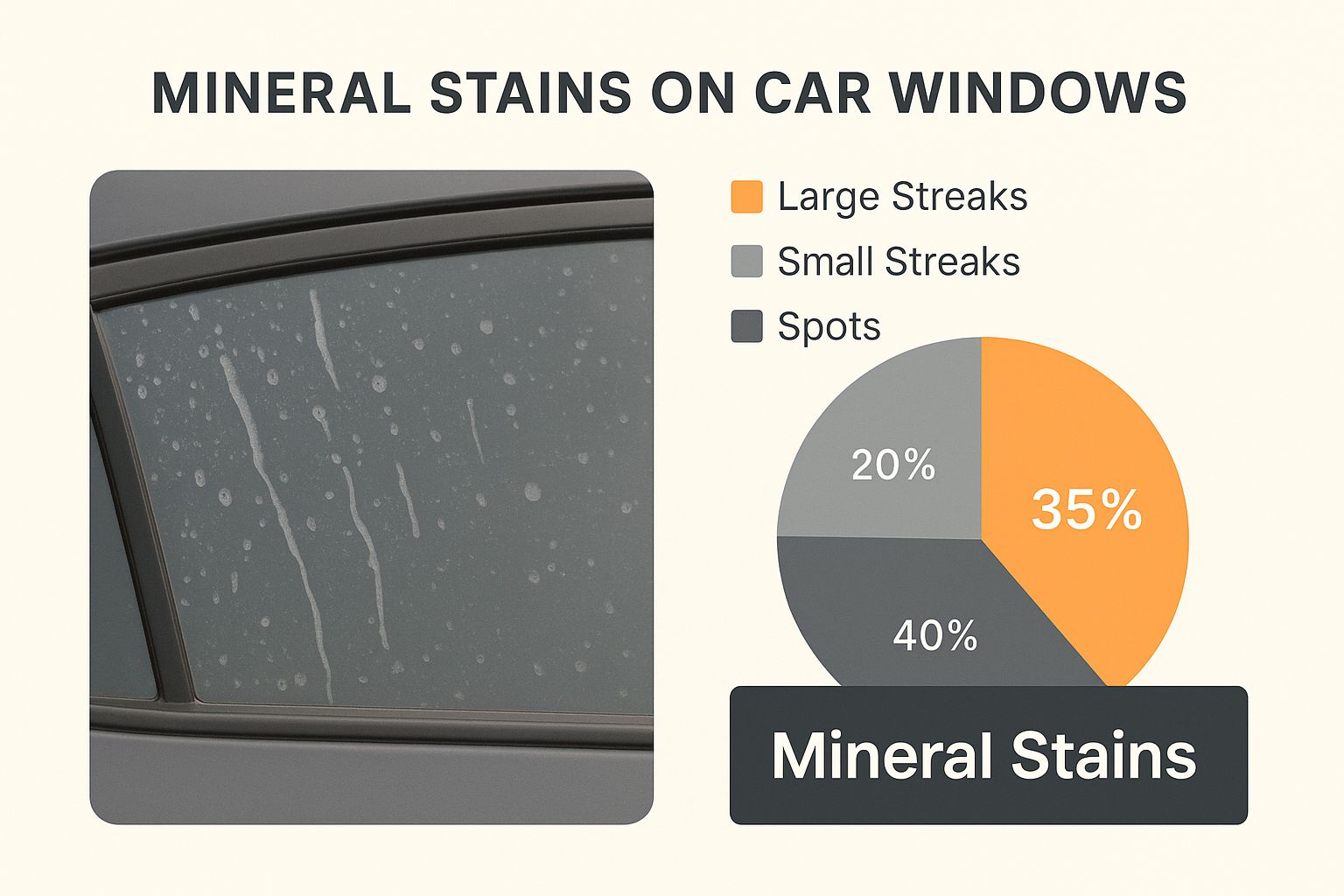 Infographic about hard water car wash
