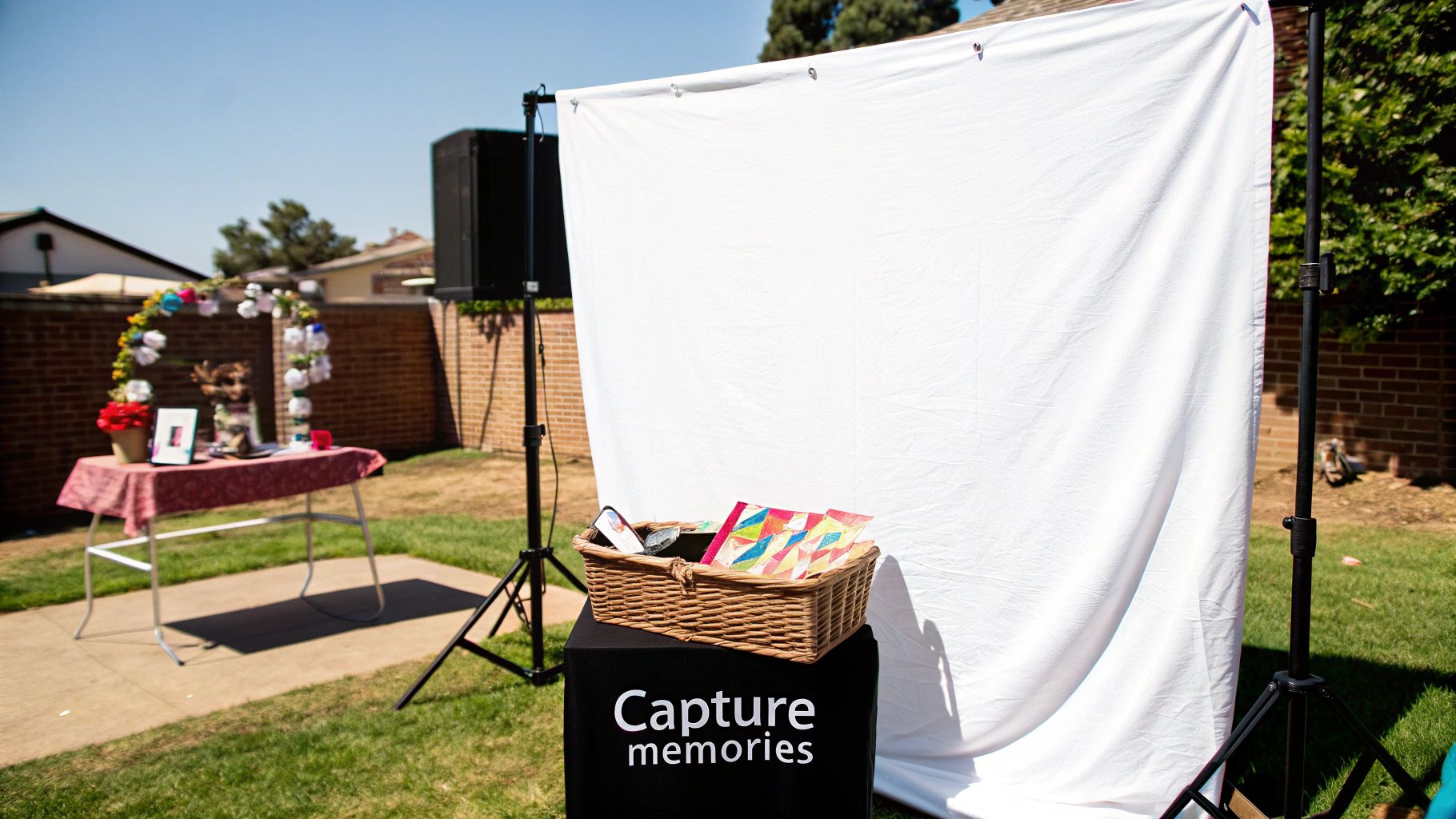 DIY Photo Booth Station