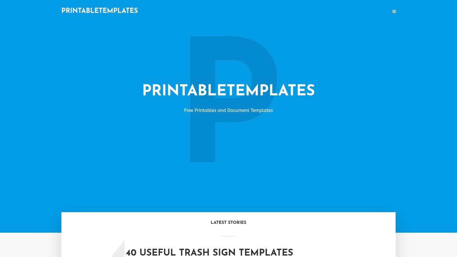 PrintableTemplates