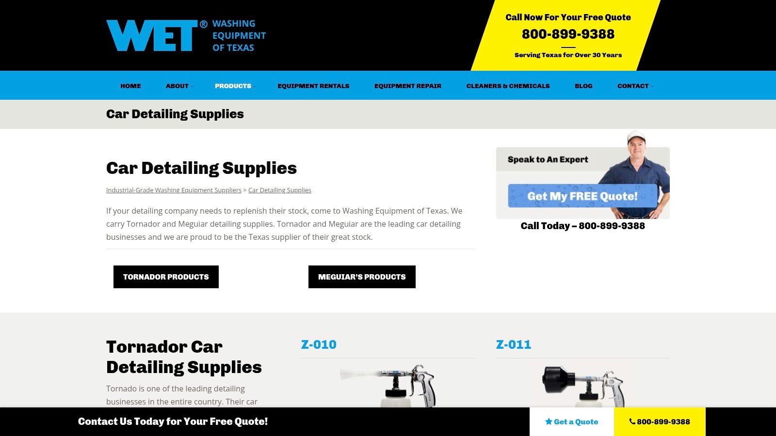 Washing Equipment of Texas (WET)