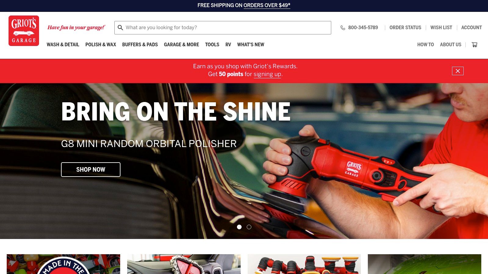 Griot’s Garage – Tools, Liquids, and Pro-Level Accessories