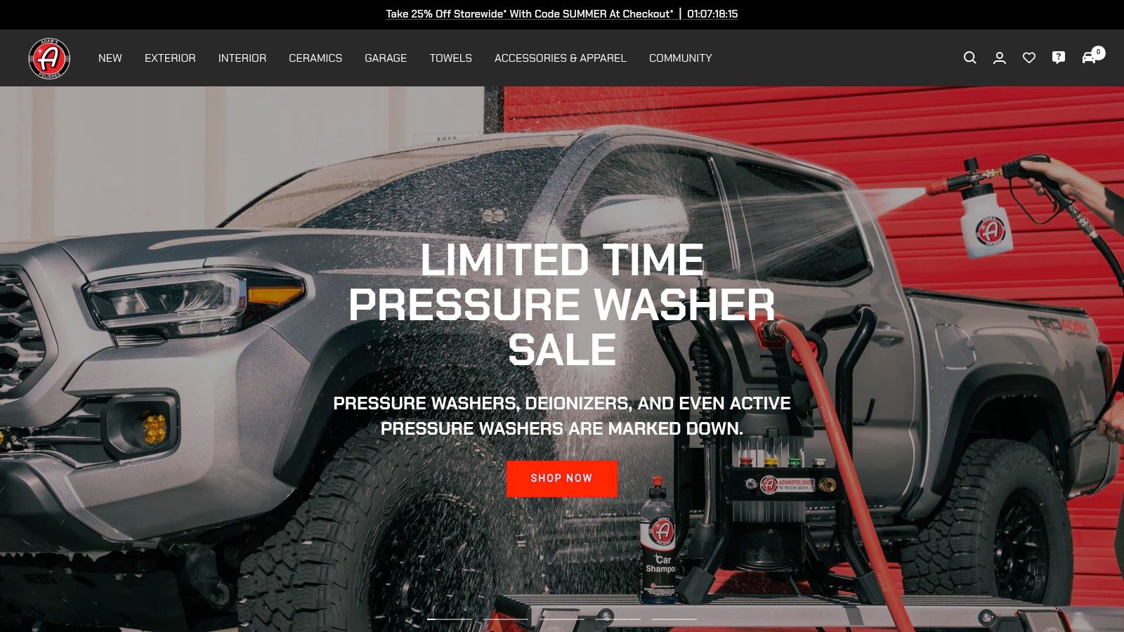 Adam’s Polishes – Brand Store (consumer/pro kits and tools)
