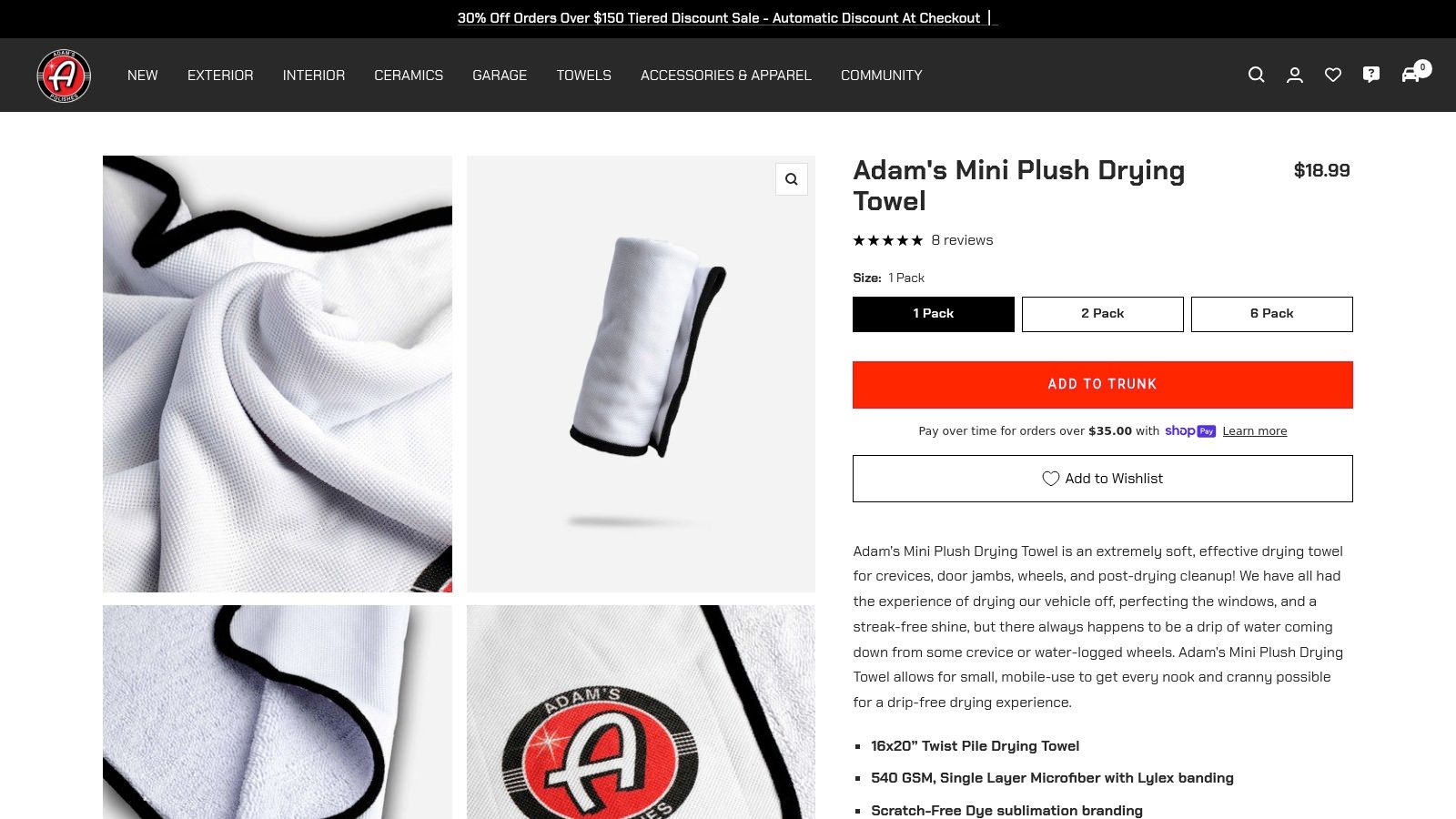 Adam’s Polishes