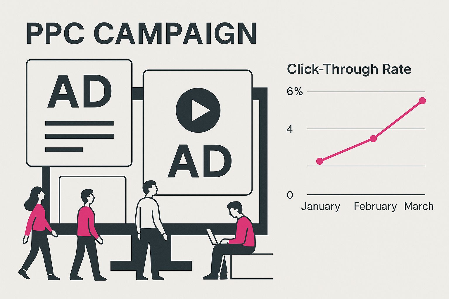 Infographic about services in digital marketing