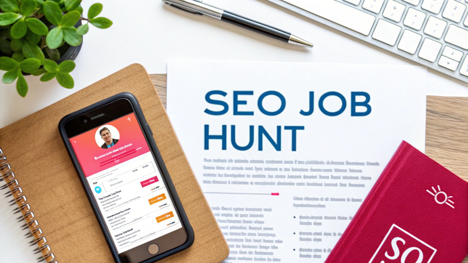 An individual applying for a job on a laptop, with a backdrop of the Dubai skyline, representing the job search process.