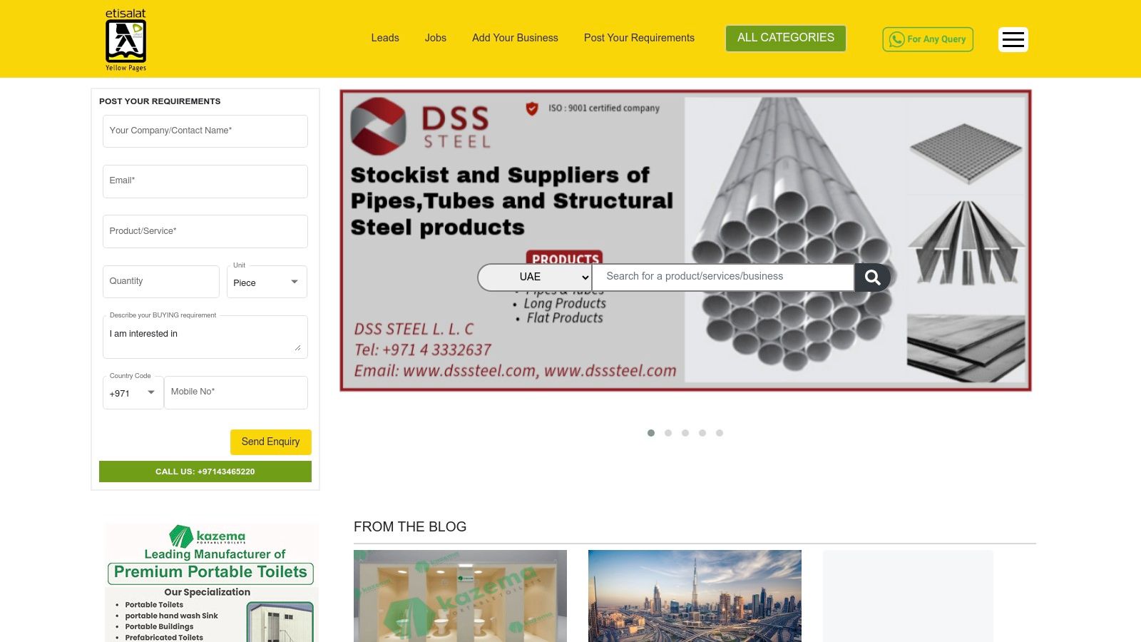Etisalat Yellow Pages UAE