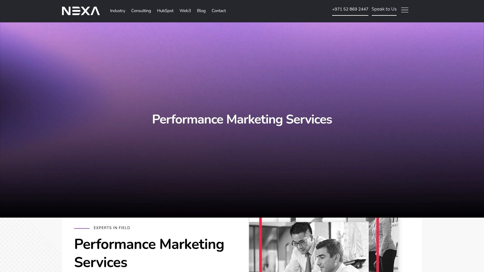 Nexa (Dubai, UAE) — Performance Marketing