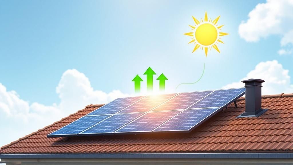 Barra de colores abstracta que simboliza la escala de eficiencia energética sin letras, en una vivienda de Valencia.