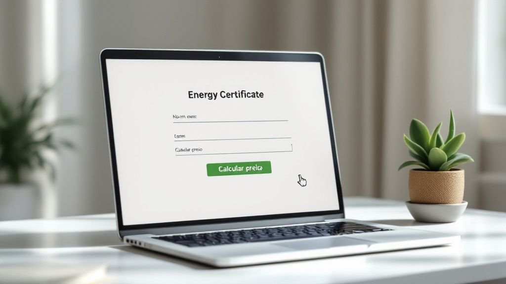 Tabla de precios de certificado de eficiencia energética en Valencia