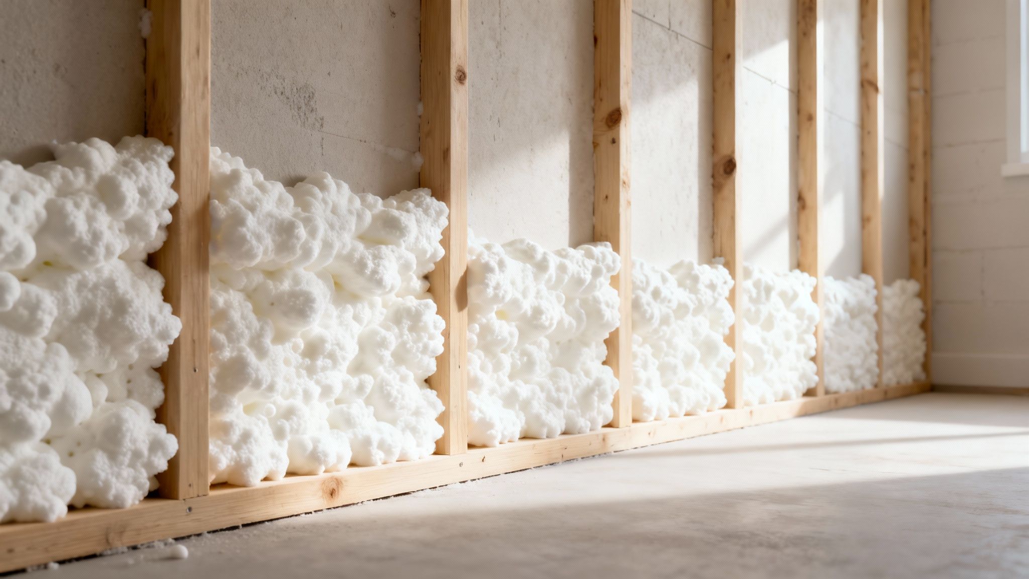 Poliuretano Expandido aplicado como aislamiento en una cubierta