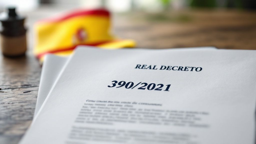 Certificado de eficiencia energética según el Real Decreto 390/2021 en Valencia.