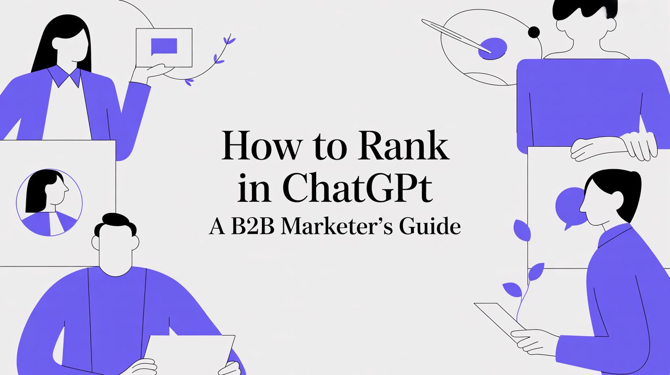 How to Rank in ChatGPT A B2B Marketer's Guide