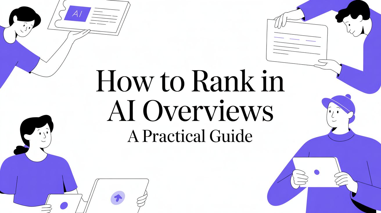 How to Rank in AI Overviews: A Practical Guide