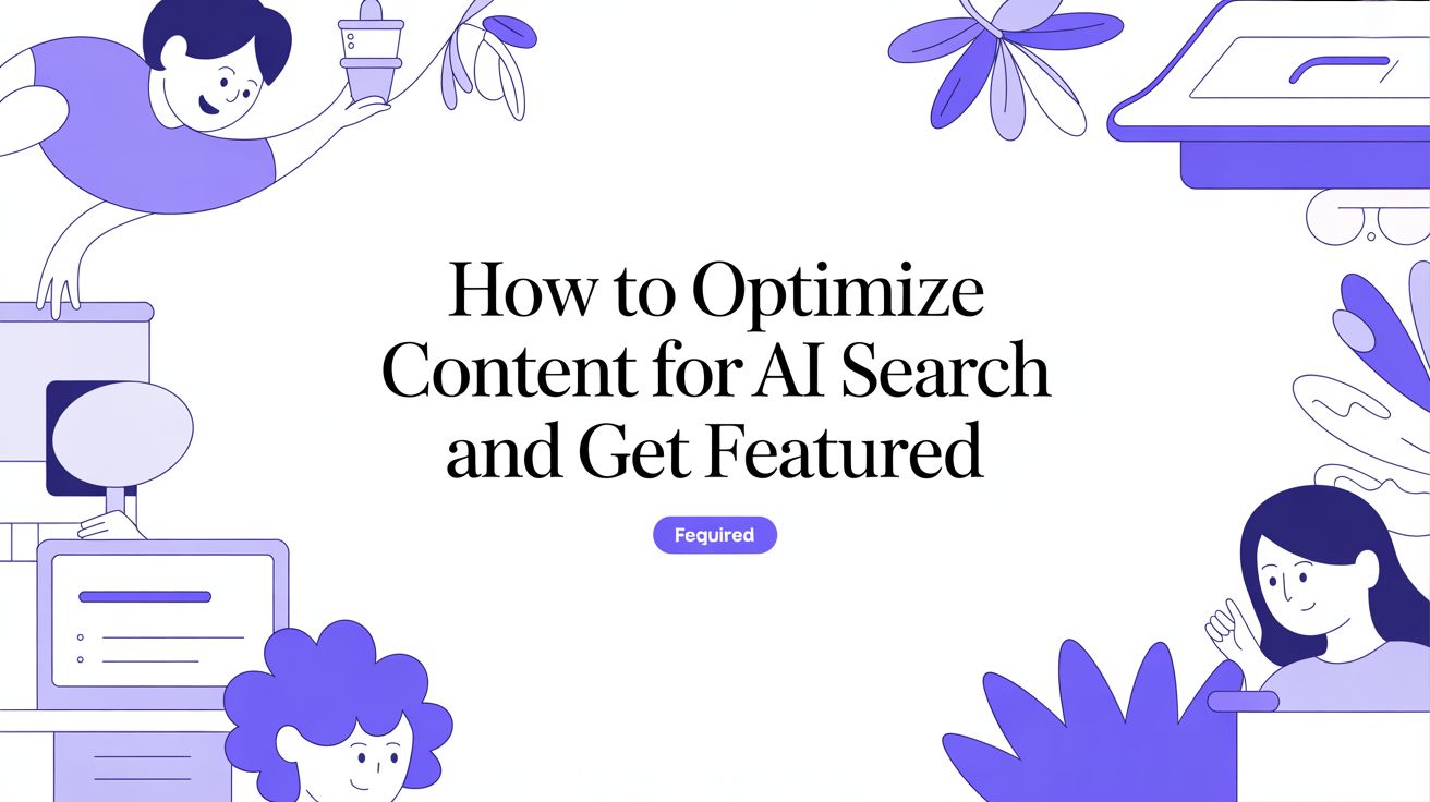 How to Optimize Content for AI Search and Get Featured