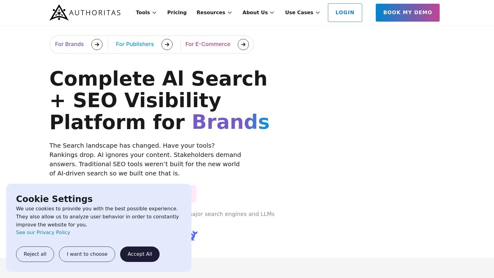 Authoritas: The SEO Platform with AI Overviews Integration