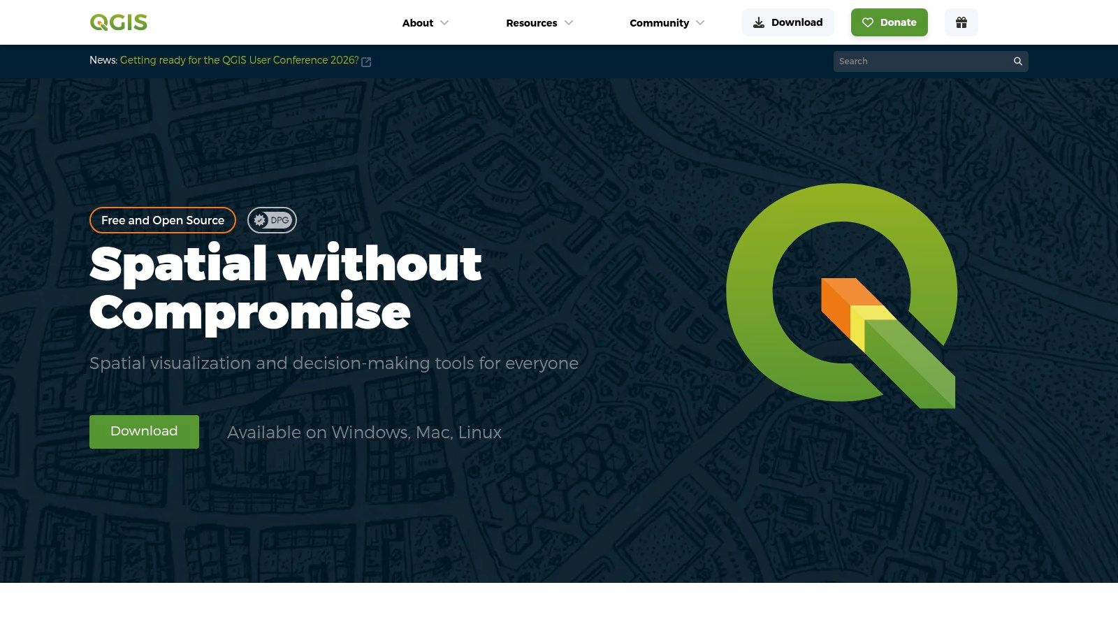 QGIS (Open-source GIS)