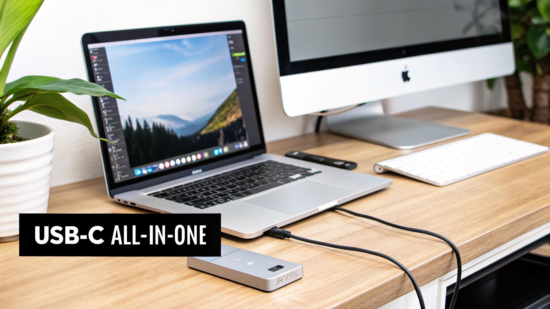 A modern USB-C cable showing its reversible, versatile connector design.