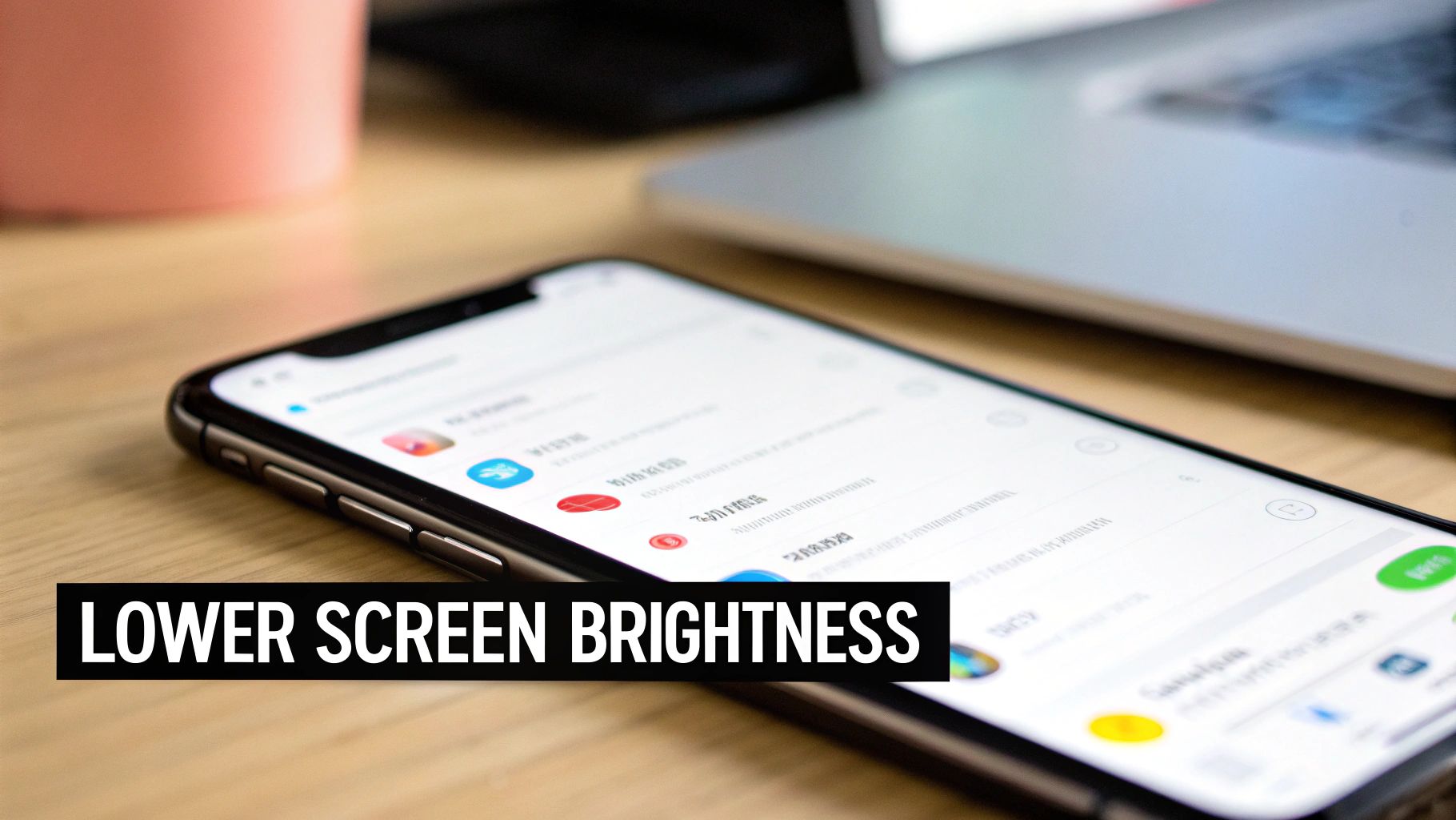 A smartphone screen showing an app's battery usage details.
