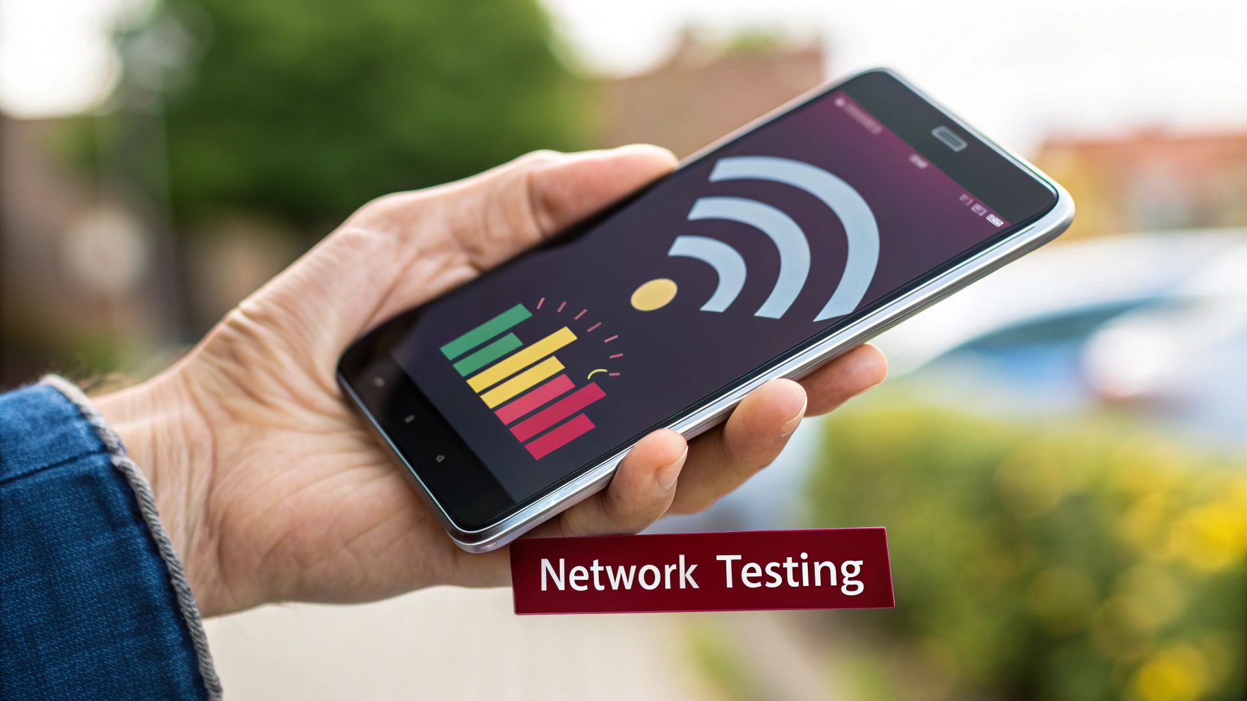Infographic showing key data about Performance Testing Across Network Conditions