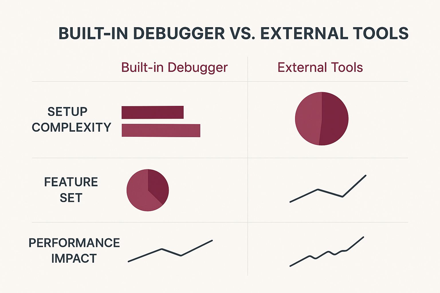 Infographic about debug react native
