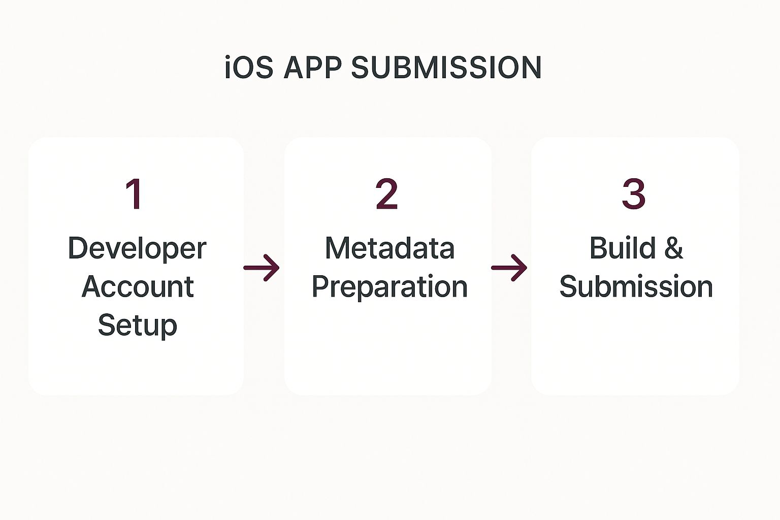 Infographic about ios app submission