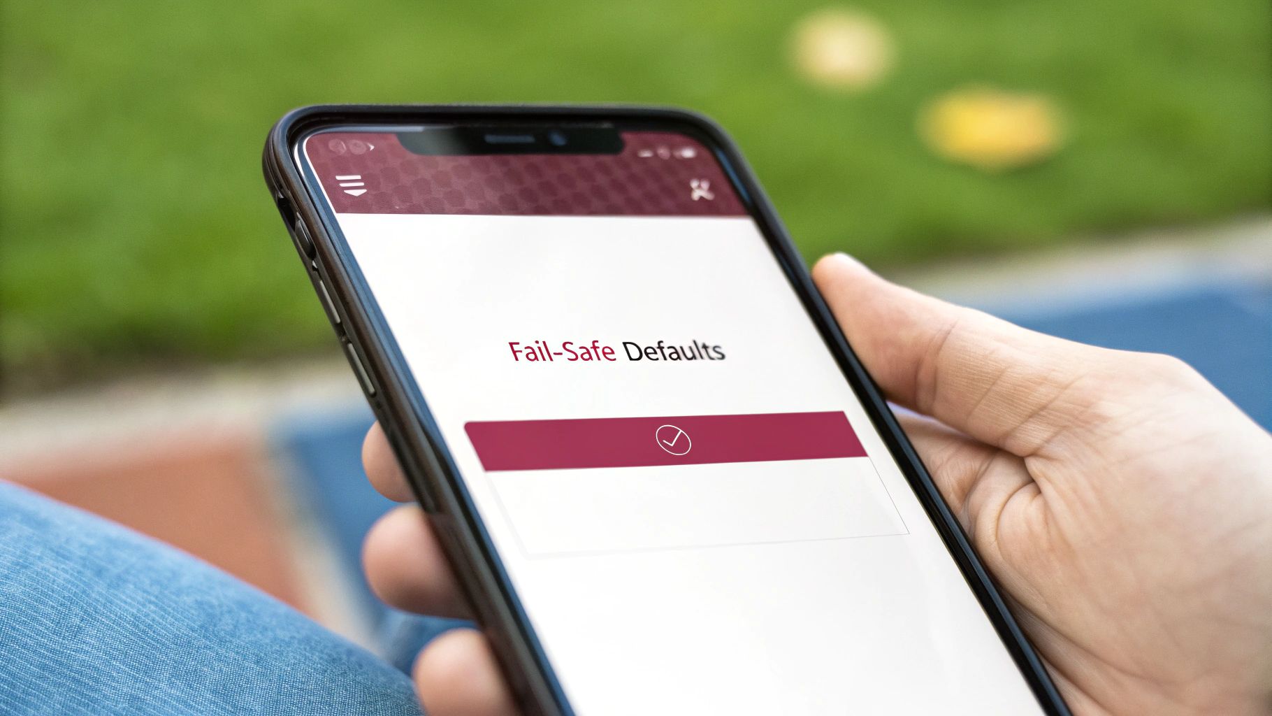 Design Fail-Safe Default Behaviors