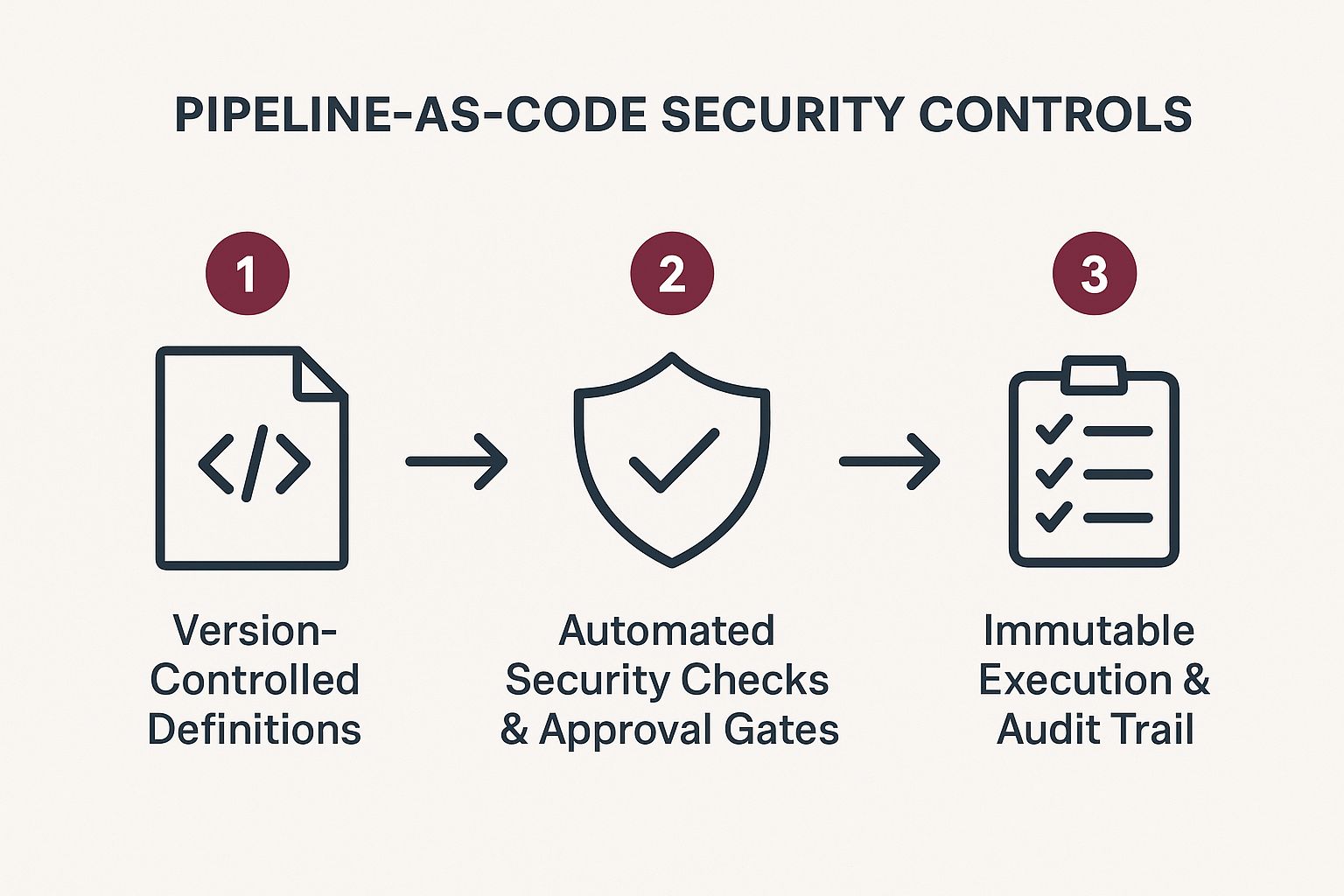 Infographic showing key data about Pipeline-as-Code Security Controls