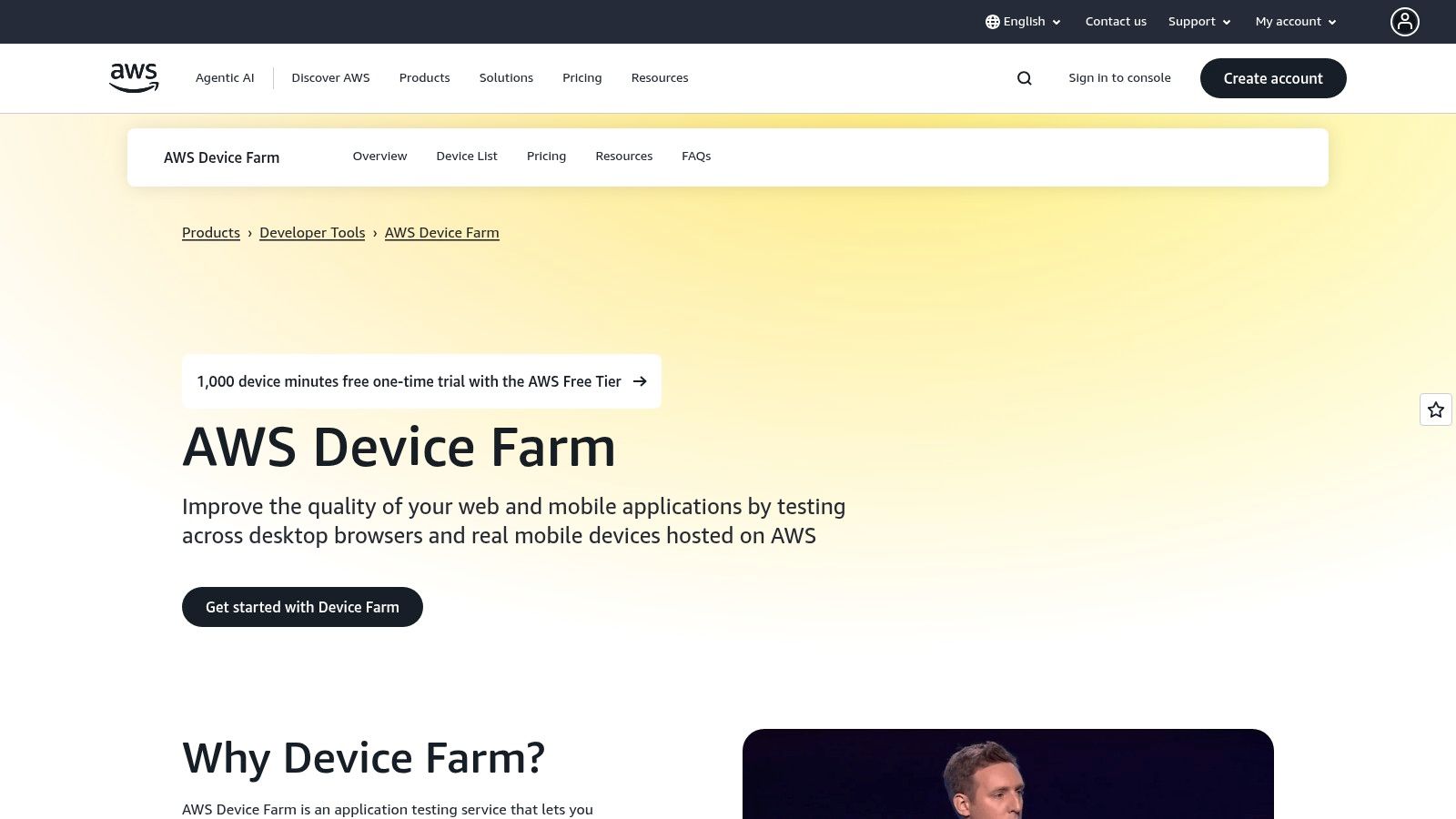 AWS Device Farm