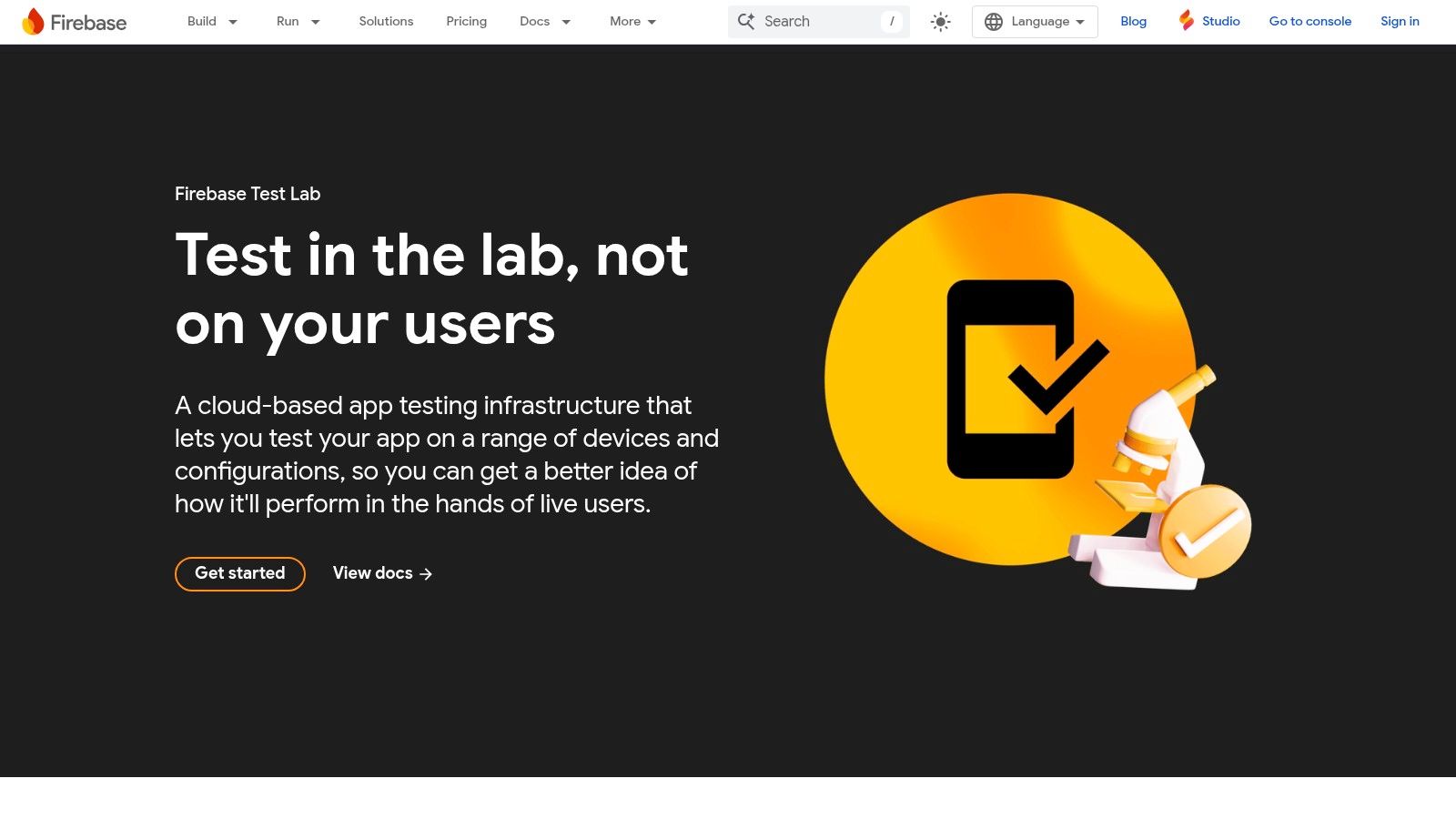 Firebase Test Lab (Google Cloud)