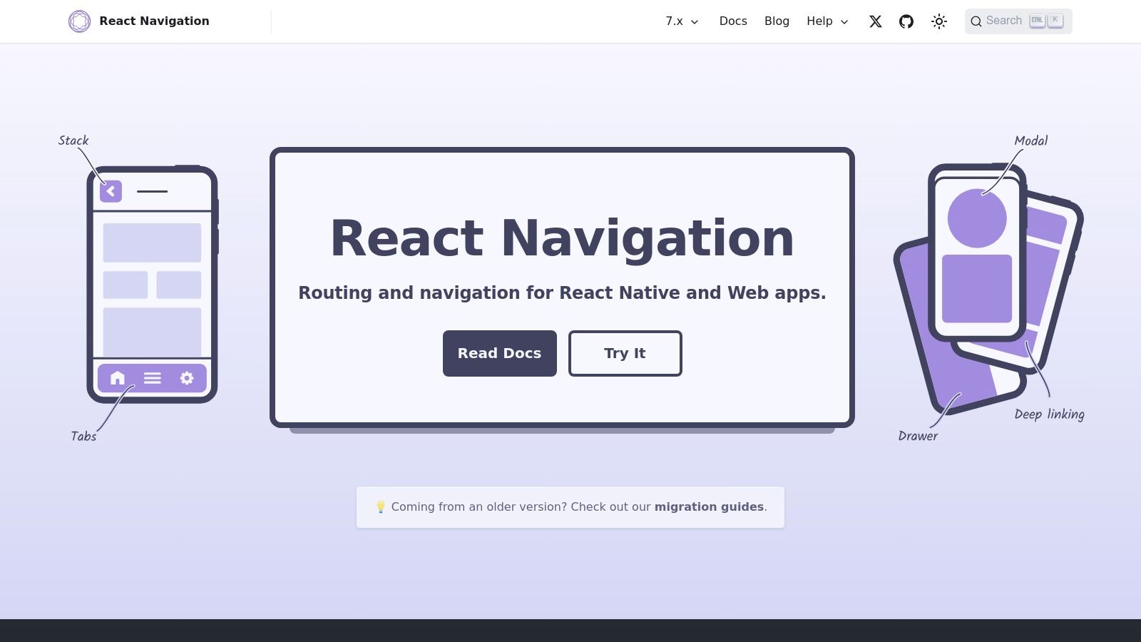 React Navigation