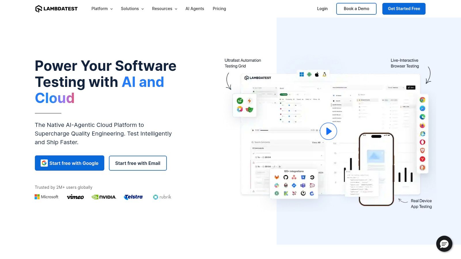LambdaTest – Real Device Cloud for Mobile Automation