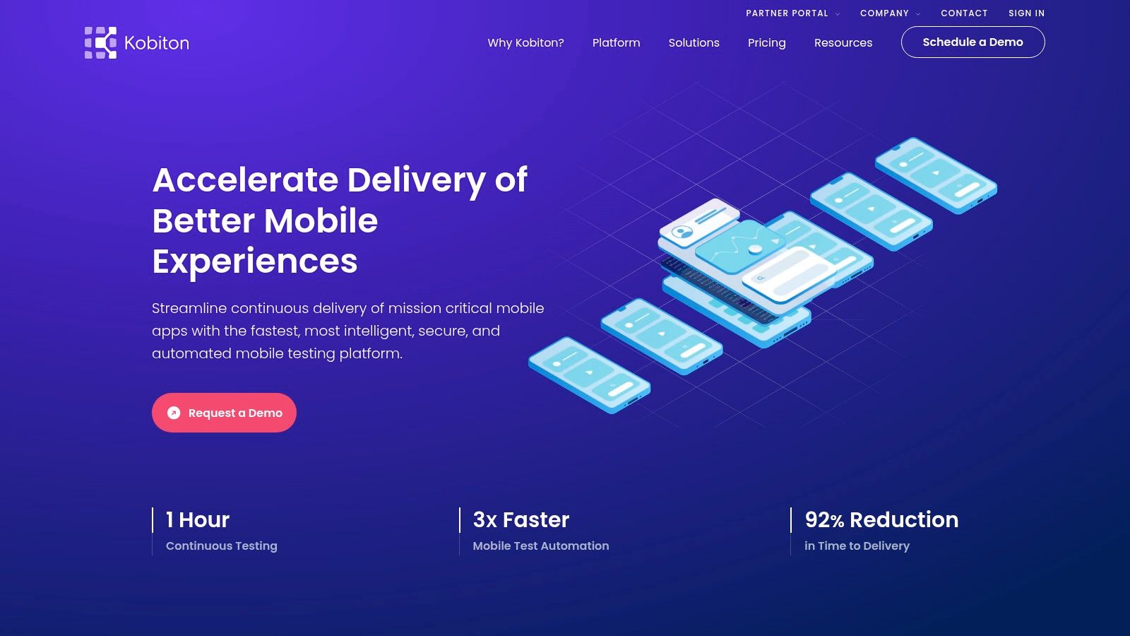 7. Kobiton: Real Device Testing and AI-Assisted Automation
