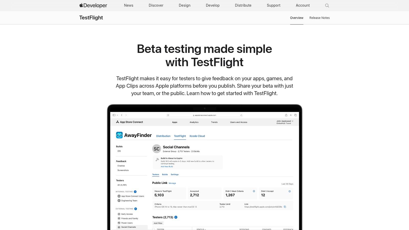 Apple TestFlight