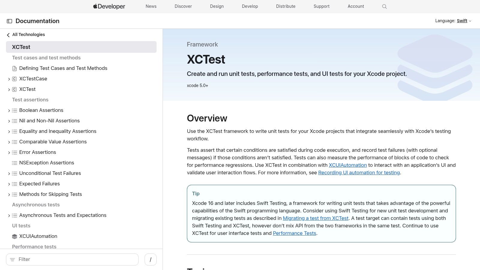 XCUITest
