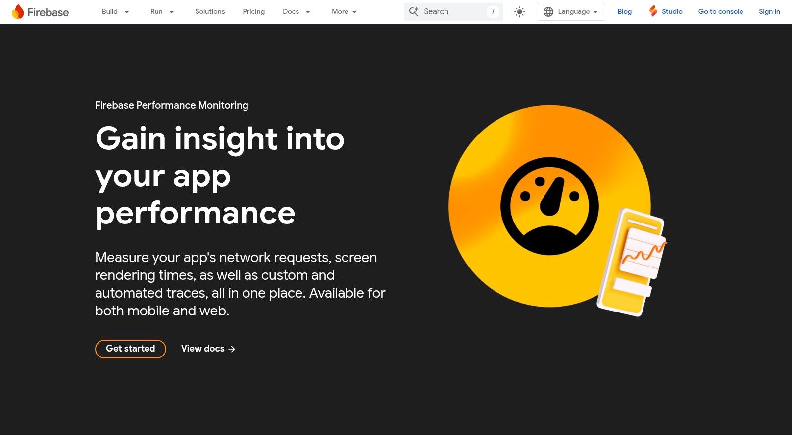 Firebase Performance Monitoring (Google)