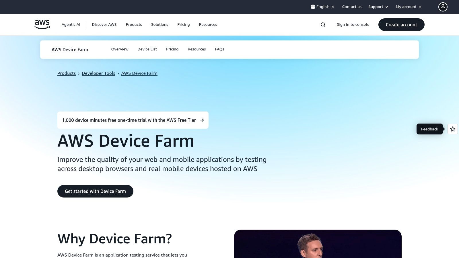 AWS Device Farm