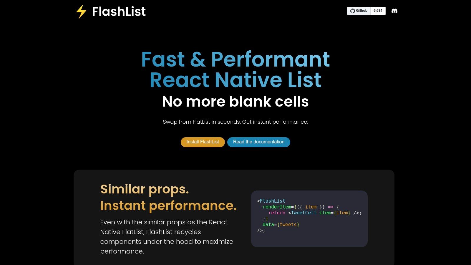 FlashList by Shopify