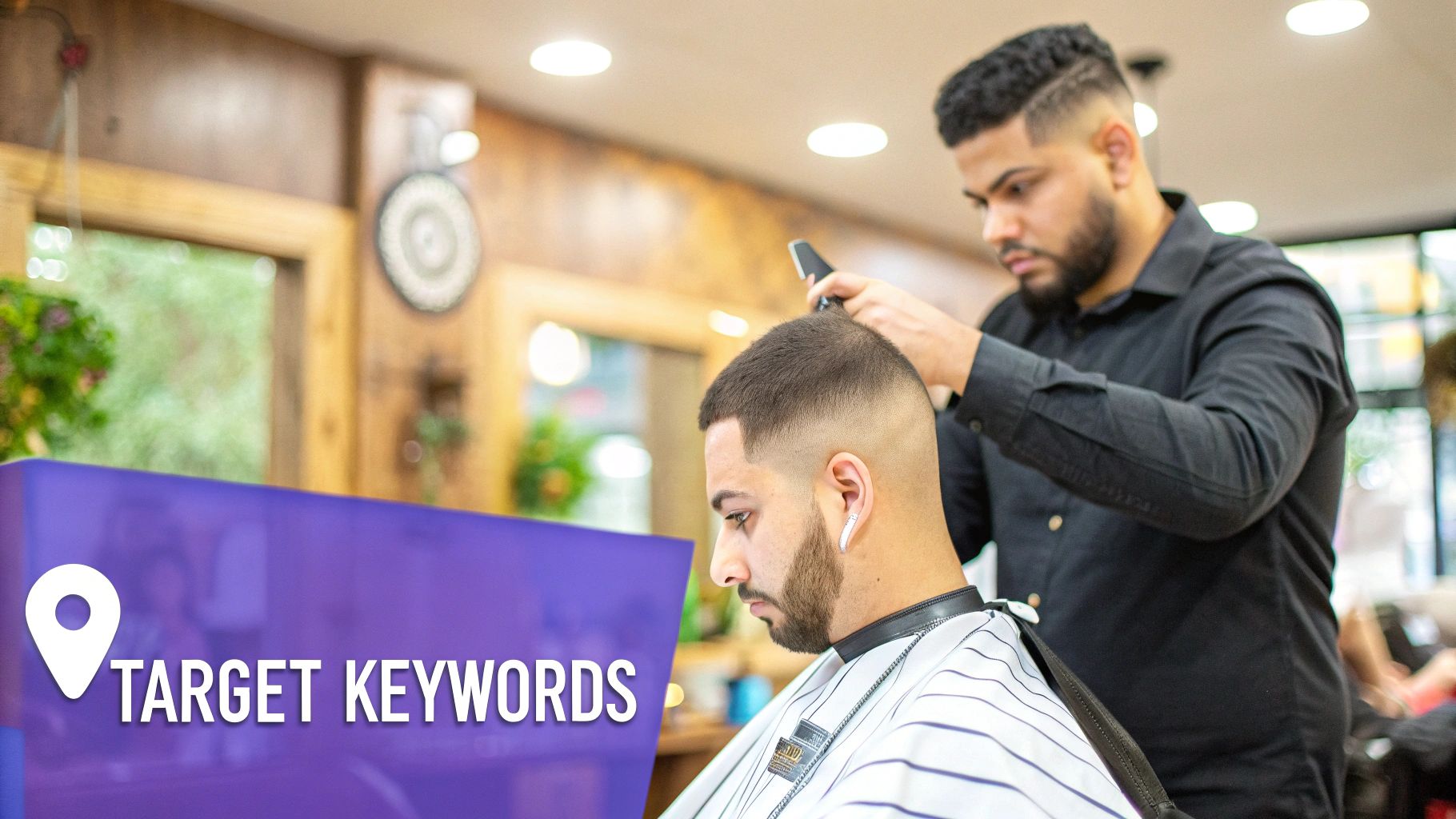 Target Location-Based and Service-Specific Keywords