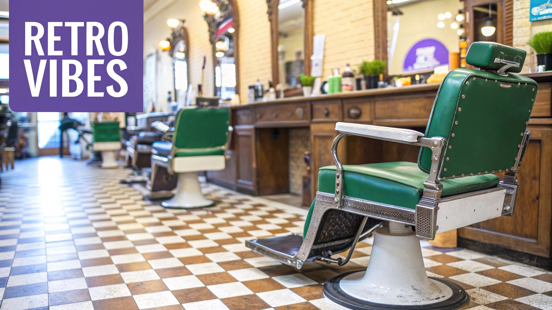 Vintage/Retro Themed Barbershop